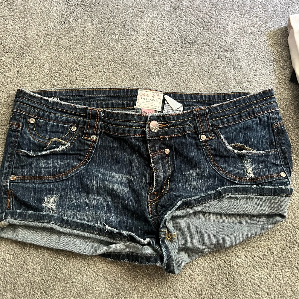 Mudd Juniors Jean Short Shorts size 15